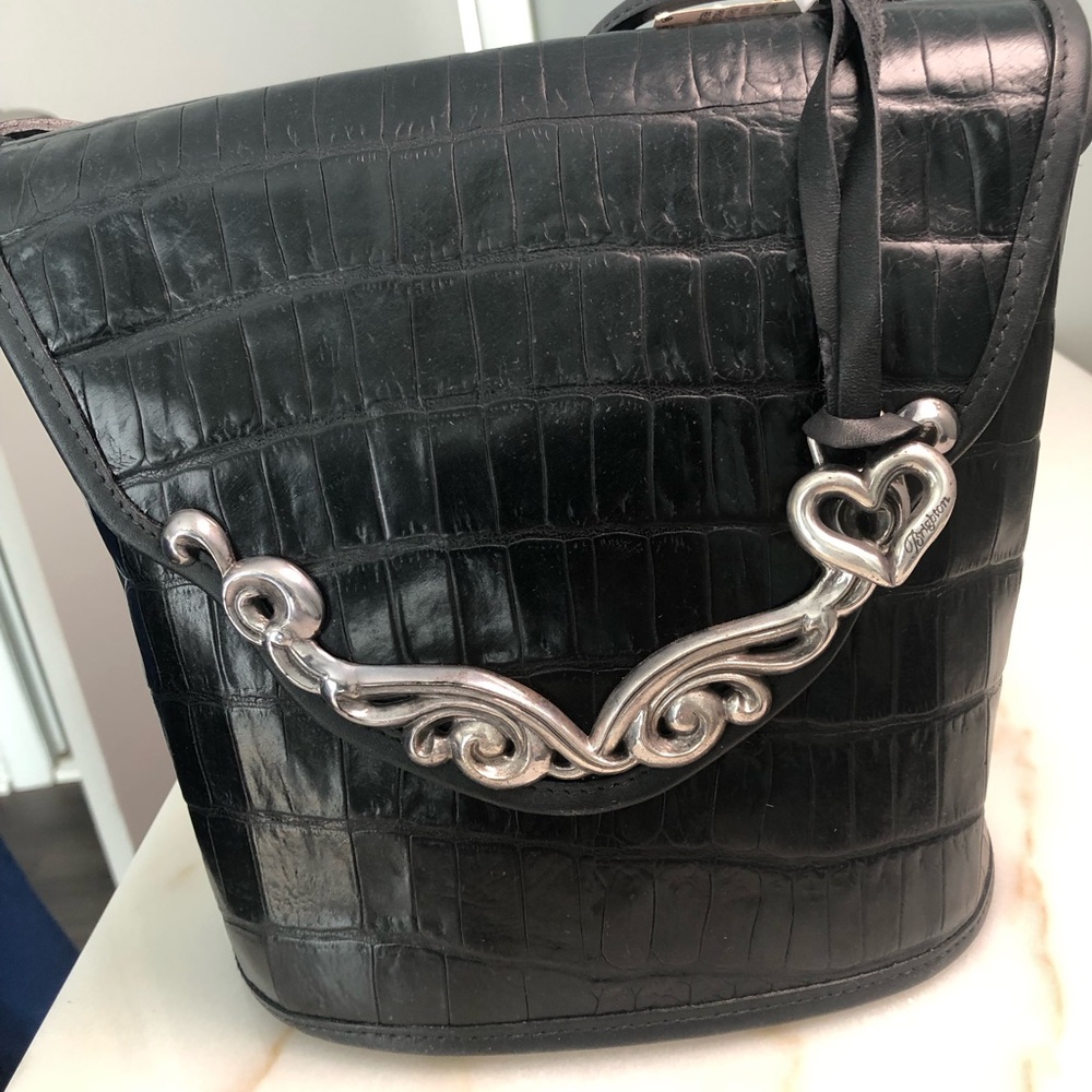 Brighton NWT VINTAGE bag. Shoulder or crossbody. Black never worn.